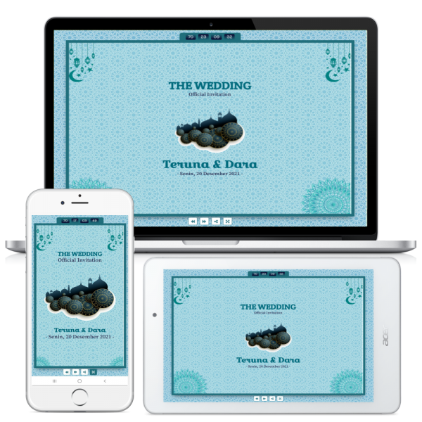 Soap Bubble Islamic Wedding